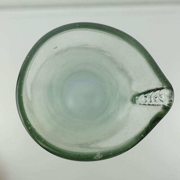 Verve Culture Hand Blown Glass Carafe Made In Jalisco Mexico Frosted Bottom - Picture 5 of 8